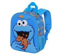 Karactermania Sesame Street Cookie Monster Eat-Elite 3D Backpack, Blue, 25 x 30 cm, Capacity 7 L