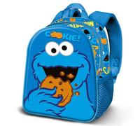 Karactermania Sesame Street Cookie Monster Eat-Elite 3D Backpack, Blue, 25 x 30 cm, Capacity 7 L
