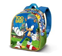 Karactermania Sonic The Hedgehog Easy-Elite 3D Backpack, Blue, 25 x 30 cm, Capacity 7 L