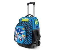 Karactermania Sonic The Hedgehog Go-FAN GTS Trolley Backpack 3.0, Blue 32 x 44 cm, Capacity 33.79 L