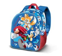 Karactermania Sonic The Hedgehog Heroes-Elite 3D Backpack, Blue, 25 x 30 cm, Capacity 7 L