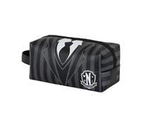 Wednesday Uniform-Brick Plus Travel Toiletry Bag, Black, 25 x 12 cm