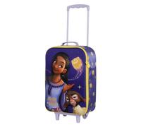 Karactermania Wish Star-Soft 3D Trolley Suitcase, Lilac, 17 x 33 x 52 cm, Capacity 26 L