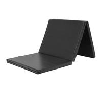 KaRaDaStyle Gymnastics Mat 3-Folding Stretch Mats 71"x31"x2" Exercise Muscle Training Children Play Horizontal Bar Mat Yoga Sports Soundproof Home Use (Black/3-fold)