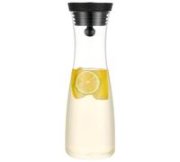 Karafu 40 Oz Glass Carafe with Lid, Heat Resistant Pitcher for Tea Milk
