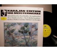 KARAJAN-EDITION - MENDELSSOHN BARTHOLDY: SYMPHONIEN NR.4 " ITALIENISCHE " NR.5 " REFORMATION " - VINYL