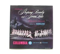 Karajan, Herbert Von Sleeping Beauty & Swan Lake LP Columbia 33CX1065 EX/EX 1950s
