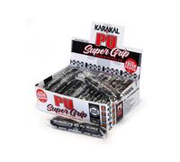 Karakal Pu Super Grip | Plain Black (Single Grip)