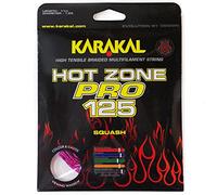 Karakal Hot Zone Pro 125 Squash String Set, Color- Pink/Black
