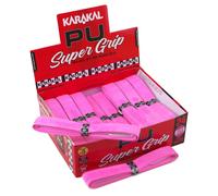 Karakal PU Super Grip Badminton Tennis Squash Racket Grips x 24 - Pink