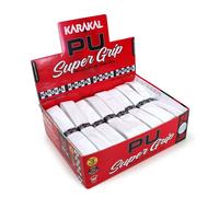 Karakal PU Super Grip Badminton Tennis Squash Racket Grips x 24 - White