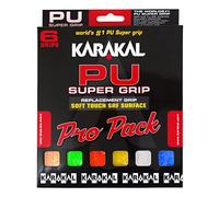 Karakal Pu Super Uni-Couleur (X1) Tennis Base Grip Tape Pack of 6