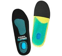 Karakal Unisex Adult Sport Insole - Black/Yellow, Size 40-41