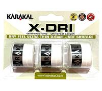 Karakal X-DRI Overgrip - Tennis - Badminton - Squash (White)