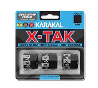 Karakal X-Tak Overwrap Grip - Pack of 3, Color- Black
