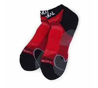 Karakal X4 Trainer Socks, Color- Red/Black