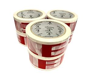 KARAN KING 6 Rolls Fragile Tape 48mm x 66m | Ideal as Fragile Tape Roll, Packing Tape, Packaging Tape, Tape Pack, Heavy Duty Tape, Packing Tape for Moving House, Box Tape, Tape Strong, Shipping Tape