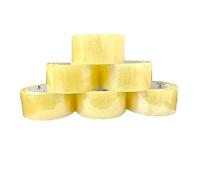 KARAN KING® 6 Rolls General Purpose Packaging Tape All Purpose Adhesive Tape for Sealing Boxes and Parcels, FSC Certified Shipping Tape - Clear 48mm x 66m