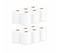 KARAN KING Centrefeed Paper Tissue Rolls, Pack of 12 Rolls, Multipurpose 2-Ply Laminated Kitchen Towel for Home & Commercial Cleaning