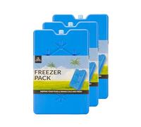 KARAN KING Freezer Blocks - Coolant that Stays Frozen for Longer - Keeps Food and Drinks Cooler for Hours | Reusable Ice Packs for Lunch box, Travel, Picnic (3 Pack, 400 ML)