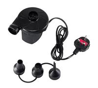 KARAN KING Ultimate Quick Fill Air Pump: High-Power Electric Inflator Deflator | Portable AC Pump for Air Mattresses, Pools, Toys, and More | 3 Nozzles | 220V AC/150W | Fast and Efficient