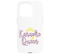 Karaoke Bar Singer Music Queen Microphone Song Artist Gift Case for iPhone 15 Pro