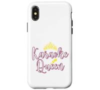 Karaoke Bar Singer Music Queen Microphone Song Artist Gift Case for iPhone X/XS