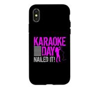 Karaoke Day Nailed It Case for iPhone X/XS