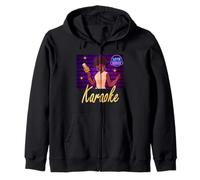 Karaoke Diva Tee: Sing Your Heart Out in Style Singer Music Zip Hoodie