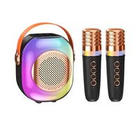 Karaoke for with Microphones, Wireless Karaoke Machine for | Karaoke Machine with Small Microphone for - Heavy Bass Karaoke Machine for Singing Lovers, for Bedroom and Home