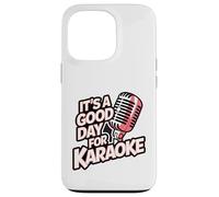 Karaoke Good Day Singing Music Microphone Night Vocal Singer Case for iPhone 13 Pro