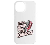 Karaoke Good Day Singing Music Microphone Night Vocal Singer Case for iPhone 14