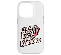 Karaoke Good Day Singing Music Microphone Night Vocal Singer Case for iPhone 14 Pro