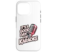 Karaoke Good Day Singing Music Microphone Night Vocal Singer Case for iPhone 16 Pro