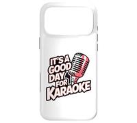 Karaoke Good Day Singing Music Microphone Night Vocal Singer Case for iPhone 17 Pro Max