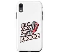 Karaoke Good Day Singing Music Microphone Night Vocal Singer Case for iPhone XR