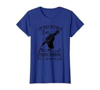 Karaoke I'm Not Retired Singing Microphone Karaoke Singer T-Shirt, Women, Royal Blue, 3X-Large