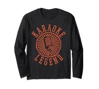 Karaoke Legend - Singing Microphone Party Singer Gift Long Sleeve T-Shirt