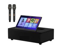 Karaoke Machine 12.2" Touch Screen 800W Speaker 2 Wireless Mics Cloud Library Bluetooth WiFi Home KTV System Clear Sound Pick Up