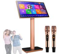 Karaoke Machine,19.5/22 Inch Capacitive Touch Screen, 27 Languages, KTV Karaoke Player for Bar Home Party,for Girls Boys Home Party Meeting,22inch-4TB