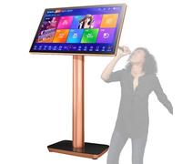Karaoke Machine 19.5/22 inch Touch Screen Karaoke System, 27 Languages ??Switch Karaoke Player for Home Party, Adjustable Music Mode (22inch 4TB)