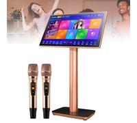 Karaoke Machine, 19.5/22 Inch Touch Screen Phone App Control Cloud Download Songs All in One Karaoke with Mic, KTV Karaoke Player for Family Bar Party,22inch-4TB