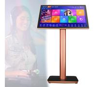 Karaoke Machine, 19.5 Inch Touch Screen, Phone/App Control Cloud Download Songs, Professional Karaoke Equipment KTV Singing Karaoke Player for Family Bar Home Party,Black-2TB (Black 2TB)