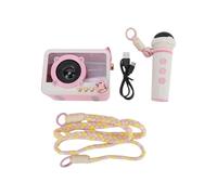 Karaoke Machine, Compact Lightweight Portable Speaker with Long Battery Life Rich Sound Portable Karaoke System Single Microphone for Home Parties Outdoor Events Families Friends