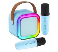 Karaoke Machine for Adults, Karaoke Machine | Karaoke Machine with LED Lights and 2 Wireless Microphones - Microphone Single Speaker, Karaoke Machine for Home Party Birthday