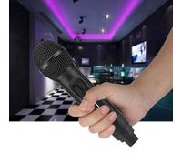 Karaoke Machine for Adults Kids, Speaker with 2 Wireless Microphone, Home KTV Karaoke Mic Speaker Portable Karaoke Systems Supports TF Card/U Disk/AUX (Black)