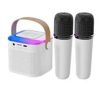 Karaoke Machine for Adults, Small Karaoke Machine | Speaker with Wireless Microphone,Family , Subwoofer Speaker for Family Home Singing