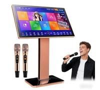 Karaoke Machine for Adults with 2 Wireless Mics 26 Language Interface 1080p Hd Resolution Home Party Picnic Car Use(1TB)