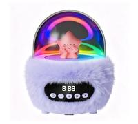 Karaoke Machine for Kids 2 Microphones: Portable Wireless Bluetooth Speaker with RGB Disco Lights, 4 Voice Effects, 8GB Card, Singing Toy Birthday for Girls Boys Ages 3-10 (Purple)