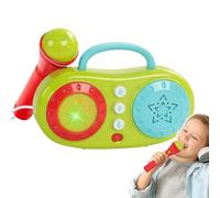 Karaoke Machine for Kids, Multifunctional Microphone Speaker, Portable Singing Machine, 6.69 x 4.53 x 1.77 Inch Interactive Music Playset, Educational Toy for Age 3+, Ideal for Birthday